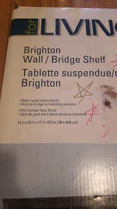 Brighton wall bridge shelf STILL IN BOX