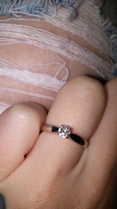 Canadian diamond engagement ring