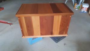 Cedar chest and Cedar box
