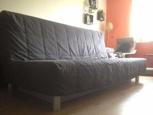 Comfortable IKEA BEDDINGE Sofa-Bed with mattress and 2