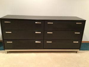 Contemporary dresser & nightstand from Ashley Furniture