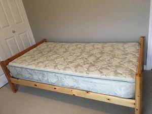 Desk and Twin Bed Set for sale