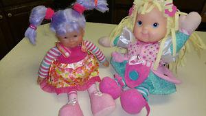 Dolls...2 soft body dolls in excellent condition...VERY