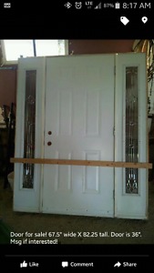 Door with sidelights for sale