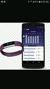 Fitbit Alta (plum wristband)