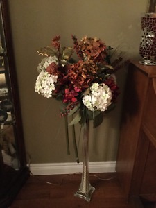 Flower and tall vase