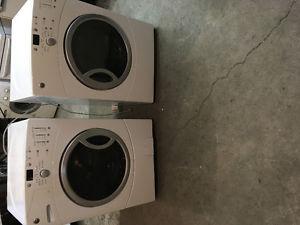 GE front load laundry pair