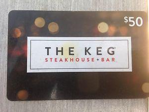 GIFT CARD. THE KEG.