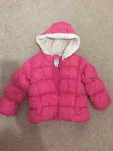Gently Used girls size 4 Old Navy Winter Jacket