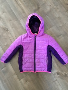 Girls Champion puffy jacket with hood size 4T