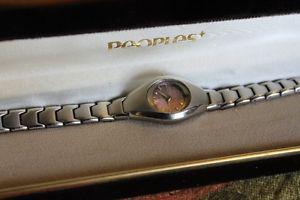 Gucci ladies purple face watch stainless steel watch