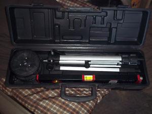 Jobmate laser level with tripod and case