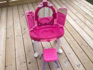 Kids Mirror Stand with music and chair for $15.
