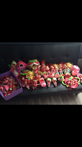 Lots of strawberry shortcake items