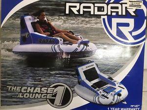 NEW Radar Chase 1 Lounge Chair Towable Ski Tube (H2O,