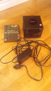 NINTENDO GAMECUBE and game and cables - $25