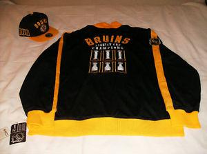 NWT BOSTON BRUINS CCM LORD STANLEY TRACK JACKET S/M/L