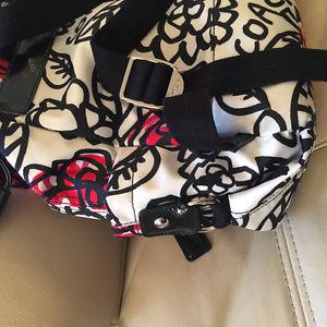 New Coach Poppy Daisy Floral Backpack