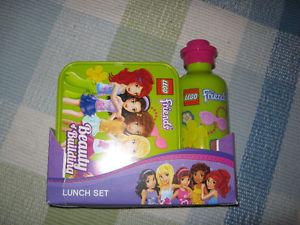 New Lego Friends Lunckkit... container and water bottle
