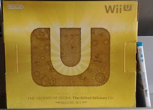 Nintendo Wii U 32GB Wind Waker Special Edition + 2 games