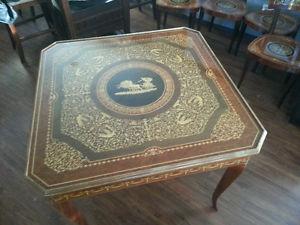 Notturne Intarsia Sorrento Inlaid Games Table