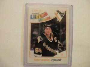  O Pee Chee hockey Mario Lemieux card