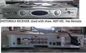 Older owned Motorola receiver. used with shaw. NOT HD