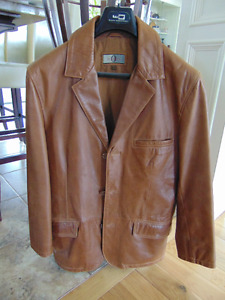 Orvieto men's leather jacket size small