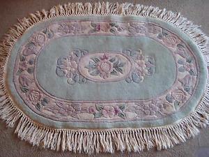 Oval Wool Carpet