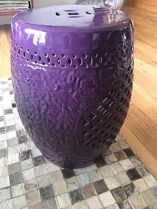 Purple side table