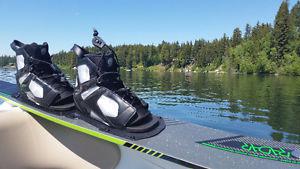 Radar Senate waterski, Vector boots, padded slalom bag