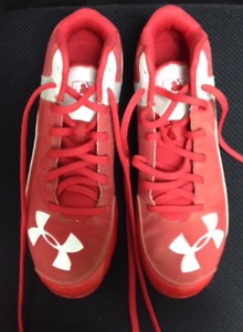 Red Baseball Cleats