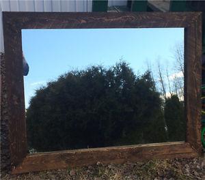 Rustic mirror