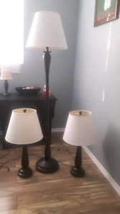 Set of 3 lamps