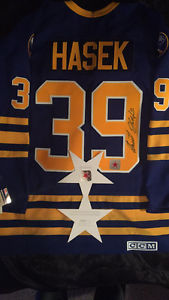 Signed hasek jersey