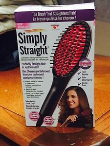 Simply straight brush straightener. $30