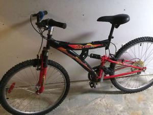 Supercycle Dual shocks mountain bike, (26 Inch tires)