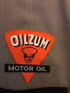 Vintage Oilzum Gas / Oil Company Work Shirt XL