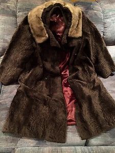 Vintage Retro Bacara Faux Fur Jacket Coat