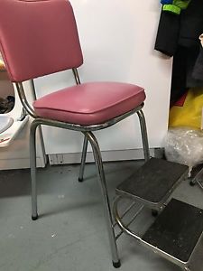 Vintage step stool high chair.