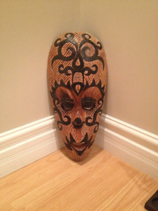 Wooden african mask