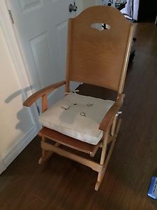 Wooden rocking chair