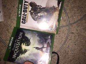 Xbox one 500gb with Kinect and 2 games