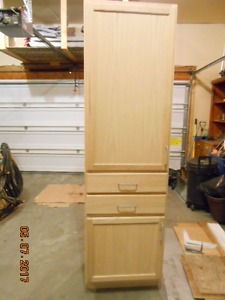 oak shelving unit