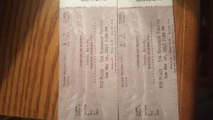 2 DEAN BRODY CONCERT TICKETS **SUNDAY MAY 14TH AT 7:00 PM