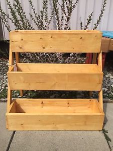 3 Tier wooden planter