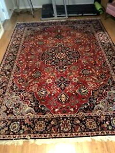 9 x 11 Vintage Oriental Wool Carpet