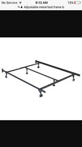 Adjustable metal bed frame brand new !