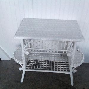 Antique Woven wood table