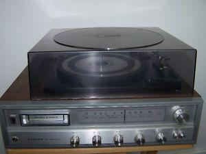 BSR RECORD PLAYER WITH LLOYD'S RECEIVER AND 8 TRACK PLAYER